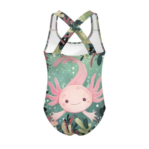 Girls Swimsuits Size 5-14 Kids Swimwear Summer Cross Spaghetti Strap One Piece Bathing Suit2