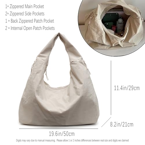 Bolso Hobo Grande para Mujer con Asa Al Hombro miniatura 5