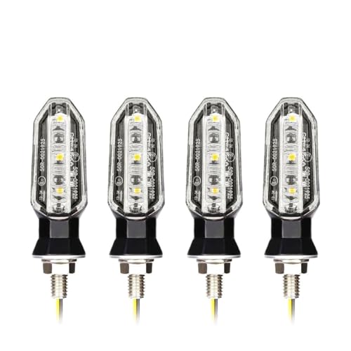 Clignotants ambre moto LED 8mm feu arrière lampe indicateur 12V moto custom