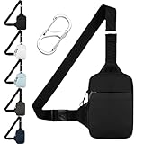 【Design haut de gamme et pratique】Notre sac à bandoulière est conçu avec une double poche anti-vol pour un rangement optimal et sécurisé. Vous pouvez garder vos clés et votre téléphone portable à l'écart des rayures et des risques de vol