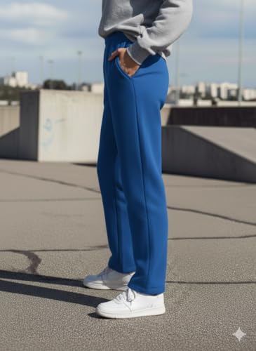 Image of Mack Jonney Women's Solid Fleece Track Pants | Warm & Durable Casual Lowers | Trendy Lowers-M5306