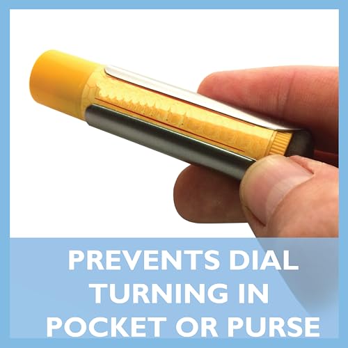 Image of Lip Balm Holder Keychain, Stainless Steel Sleeve Made In USA