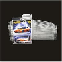 20Pack Protector Case متوافق مع حافظة التخزين ذات العجلات الساخنة المميزة ، منظم عرض حامي بلاستيكي شفاف داخل 6.5 &times; 5.25 بوصة
