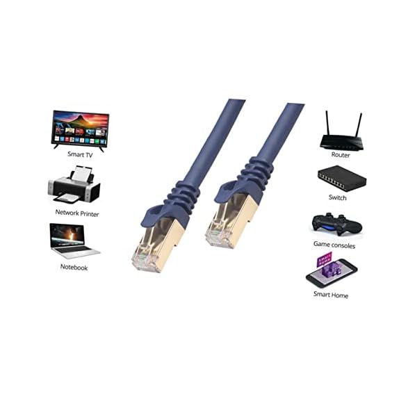 OSALADI 2 Stück 20 Ethernet-Kabel Netzwerk-LAN-Kabel Kommunikationskabel Computer-LAN-Kabel Cinch-Kabel druckerkabel Ethernet Kabel Netzwerkkabel Lautsprecher Audioleitung – Bild 8