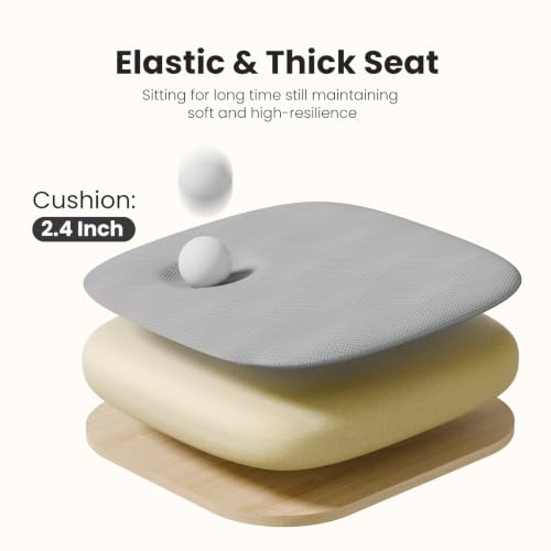 Image of DUMOS Ergonomic Office Chair, Mid-Back Executive Desk Chair 2 Pack