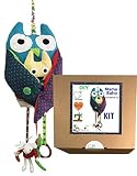  KIT de costura. Peluche de tela Mama Buho, miregalodiferente.es