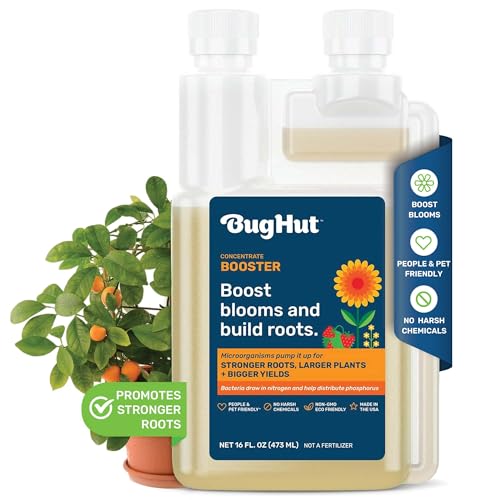 BugHut Booster Liquid Plant Food - Formula for Strong Roots, Vibrant Blooms, and Healthy Growth...