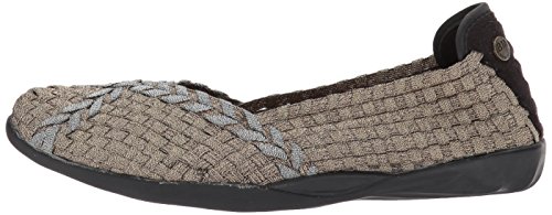 Bernie Mev Women's Braided Catwalk Bronze/Pewter Flats - 37 Eu/6.5-7 M Us #TOP7