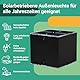 Proxinova Solar Wandleuchte Außen - Wasserdichte Zaun Beleuchtung aus Stahl, Kabellose Garten Beleuchtung, Umgebungslicht Design, Einfache Montage, Sensor Außenleuchte | 2er Pack