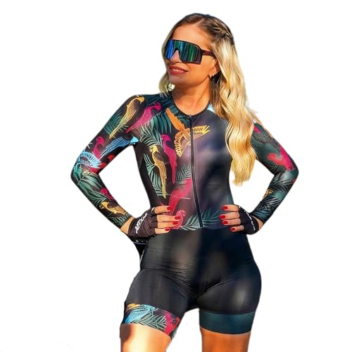 Maillot de cyclisme manches longues femme rembourrage gel du XS au 3XL