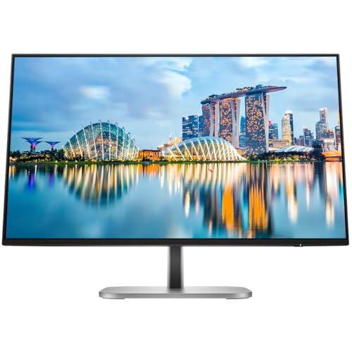 Image of HP Series 7 Pro 24-inch 724pn WUXGA (1920 x 1200) LCD IPS Monitor, 2-Pack Daisy Chain Connectivity, DisplayPorts Bundled with Desk Mount Dual Monitor Stand