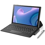 10 inch Octa-Core Tablet, Android 10, 4GB RAM, 64GB Storage, 10.1 1080P Full HD, 13MP Rear Camera, Bluetooth 5.0, 5G Wi-Fi, GPS, Keyboard and Stylus Included, Black