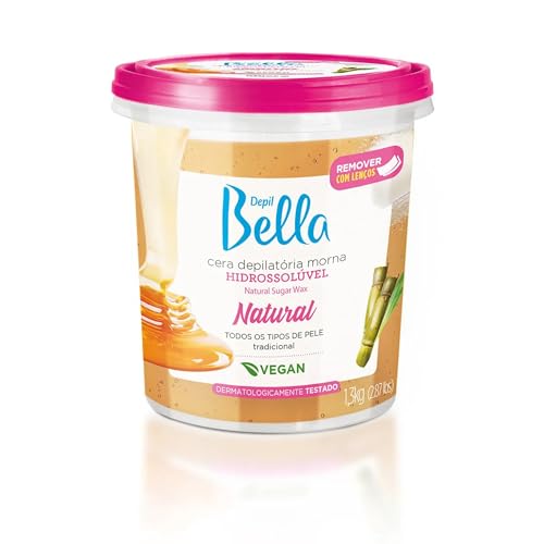 Depilbella Cera Hidro Natural 1300g, Depil Bella