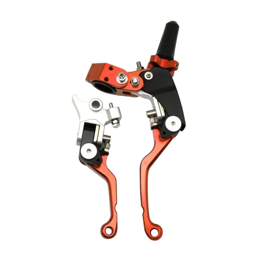 Wjrongyl Orange Brake Clutch Lever Motorcycle Scootor Cnc-Brake Clutch Lever Handle Short Brake Clutch Lever For Tx Xcw Xcf Xcfw Excf Sxf