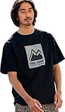 [SILVER BULLET] メンズ ユニセックス 半袖 Tシャツ クルーネック ロゴ プリント ストレッチ 撥水加工 伸縮性 6051634【-】 (46(L), 06(BLK/ブラック))