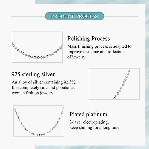 Collier en Argent Sterling 925 anti-ternissement à chaîne câblée
