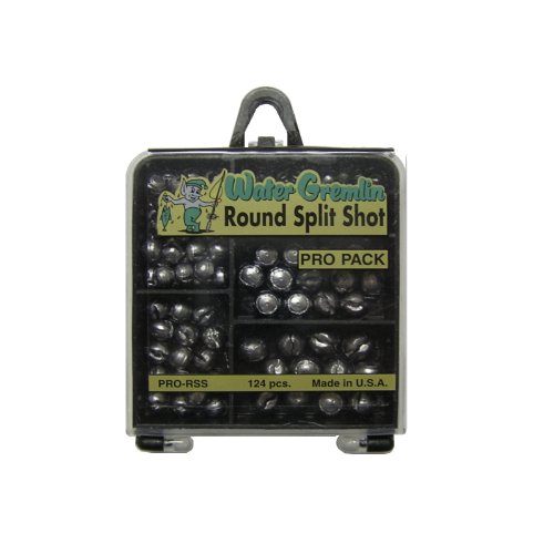 Plombs split shot Water Gremlin assortis pour ligne de pêche