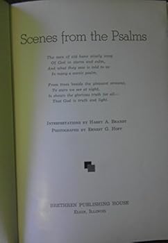 Hardcover Scenes From the Psalms Book