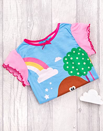 Squirrel Club Girls Nightdress Frilled Sleeved Nightie Multicoloured2