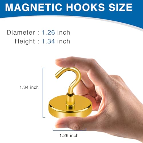 Image of LOVIMAG Magnetic Hooks for Cruise Essentials 2026 Cabins Door 12 P-130LBS