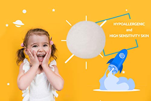 Set Trocknerbälle XL aus Wolle, umweltfreundlich, natürlicher Weichspüler mit hypoallergenem Waschmittel, für empfindliche Haut, 1000 Anwendungen, A+++ Fusselrasierer für Haustiere, Hunde, Katzen - Image 4