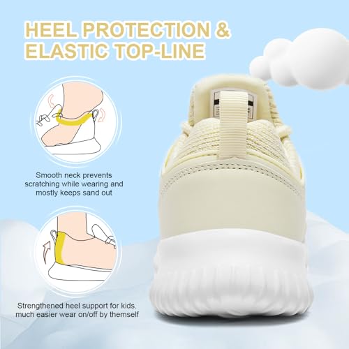 Image of nerteo Girls Shoes Slip on Boys Kids Sneakers Lightweight Tennis Running Walking Gym Fashion Shoes for Little Kid /Big Kid