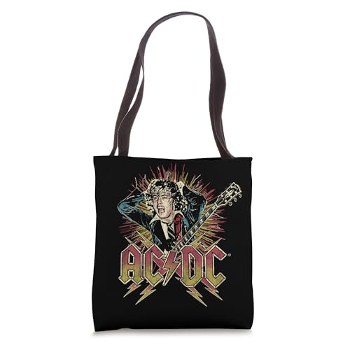 Official AC/DC Photo Horns ACDC Rock Tote Bag