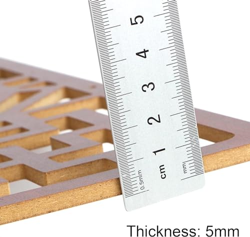 Cloison de décoration légère et résistante blanche en bois composite haut de gamme