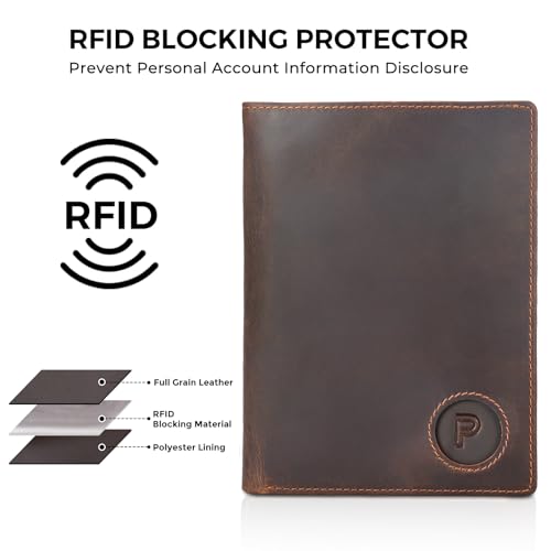 Polare Luxury Leather Passport Wallet