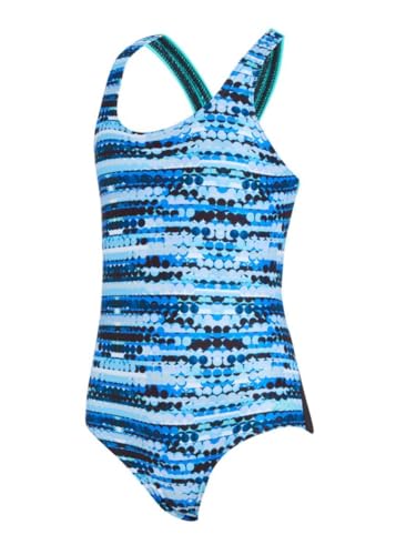 Maillot de bain pour fille durable Zoggs Rowleeback Rock Wave