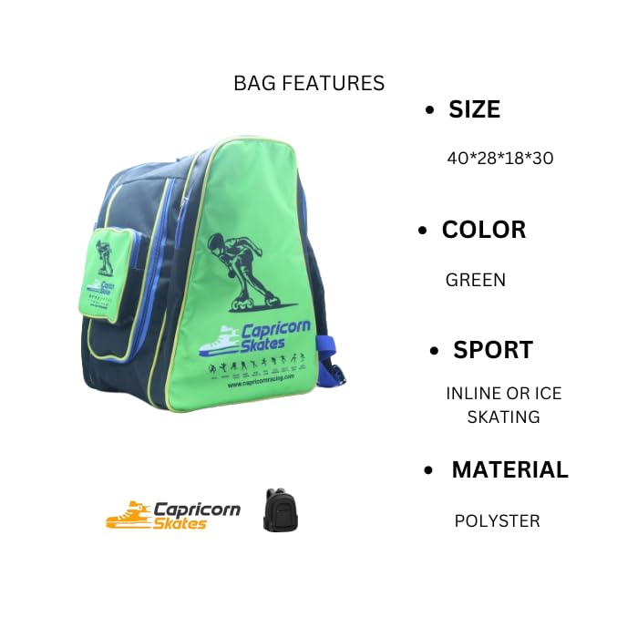 Capricorn Skate Sport -Sublimation Backpack Bag for Roller and Ice Skating. 3