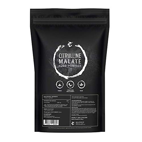 MALATO DE CITRULINA - 500 g de polvo puro sin aditivos (500 g)