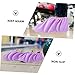 KOMBIUDA Bowling Shoe Covers for Women 2 Pairs Non-Slip Elastic Fit Lightweight Washable Indoor Shoe Protectors with Thickened Lint Material for Bowling Practice and Sports Accessories