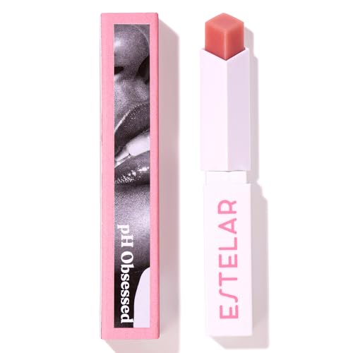 Image of Estelar pH Cherri Glow Lipstick, Color Changing Pink Lip Balm, Personalized Lip Tint pH Stick, Enriched with Sea Buckthorn, Almond and Argan Oil, Hydrating, Long-Lasting, Paraben Free, 2.6g