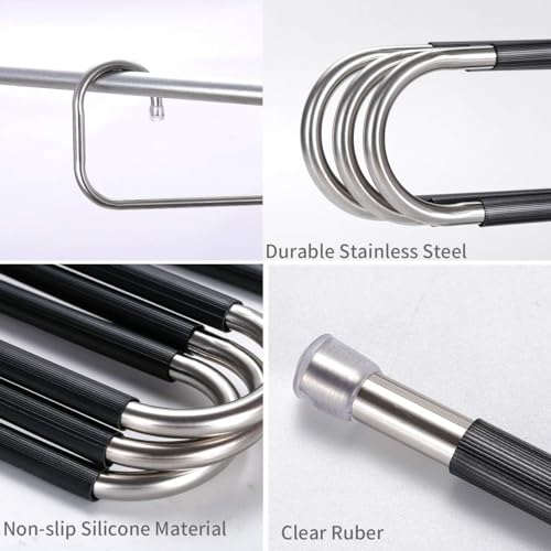 La mejor selección de Perchas para pantalones los mejores 10. 23 Imagen adicional