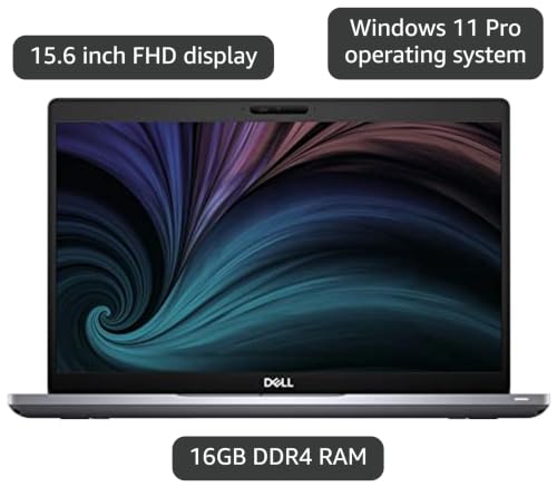 Image of Dell Latitude 5510 Laptop FHD Touchscreen, Intel Core i5-10310U 10th Gen Processor, 16GB Ram, 1TB SSD, Webcam, Type C, HDMI Windows 11 Pro, Silver (Renewed)