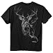 Buckwear Smoke-Deer Short Sleeve Tee, Black, Large