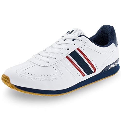 Tênis Fila F-Retro Sport 2.0 Sl, Masculino, Branco/Marinho/Vermelho, 41