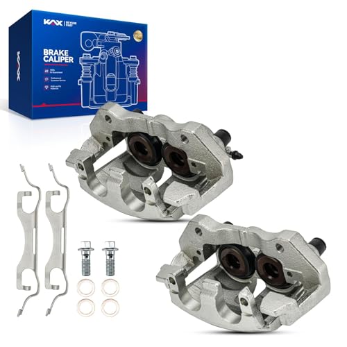 Image of KAX Disc Brake Caliper Assembly Fit for Jeep Grand Cherokee 2011-2017, Dodge Durango 2011-2018, Front Side