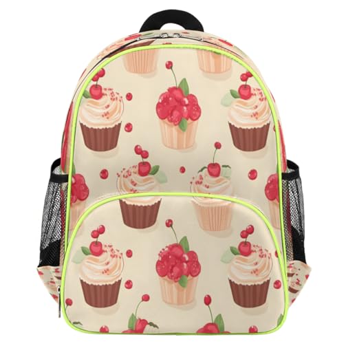 Sac à dos enfants motif cerise pour école maternelle et crèche