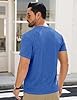 Lonya Men's t-Shirts Crew Neck Short Sleeve Soft Tops Fashion Tshirt Casual Breathable Sports Business Classic Fit Tee Shirt Blue,M #1