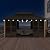 PURPLE LEAF 12' X 14' Outdoor Hardtop Gazebo with Galvanized Metal Roofs Patio Wood Grain Aluminum Frame with Screens and Doors for Deck Garden Bronze