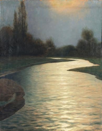 Impression d'art Vollmondlicht Kasparides tableau sur toile premium 60x90