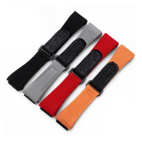 Bracelet montre nylon compatible RM011 RM3502 orange noir