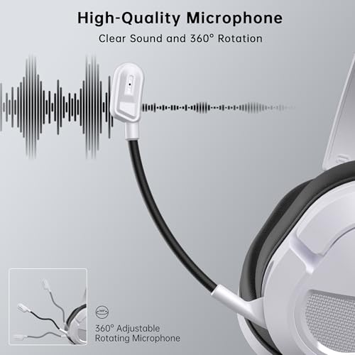 Image of AOC Wired Gaming Headset for Xbox, PS5, PC, HD Mic, Stereo Bass, 79in Cable