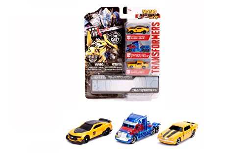 Set de 3 Autos Nano Transformers Jada Toys miniatura 2