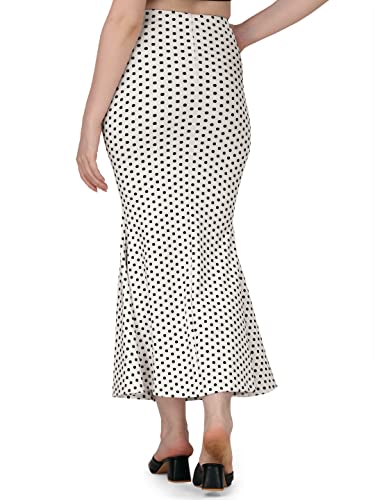 Image of Mehrang Lycra Saree Shapewear Petticoat for Women, Cotton Blended,Petticoat,Skirts for Women,Shape Wear Dress for Saree