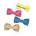 Shemay 20 Pairs Tiny 2 inches Hair Bows Fully Covered Hair Clips for Baby Girls Toddlers Infants