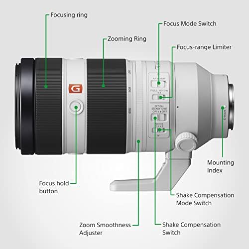 Sony FE 100-400 mm f/4.5-5.6 GM OSS | Full-Frame, Super Telephoto, Zoom Lens (SEL100400GM)