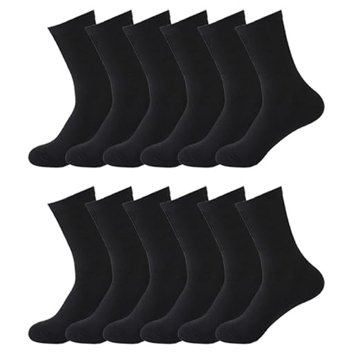 HAGOT 12 pares Calcetines de Deporte Niño, Corte Medio Solidos Calcetines, Algodón Solidos Calcetines Deportivos para Niños y Niñas, Negro, 10-13 años | Ya disponible en tu tienda friki favorita! En mundofriki.es!